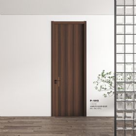 新品木门P-1015尤加利2号+拉丝黑+拉丝铜